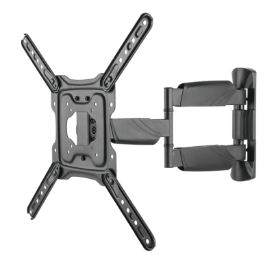 Väggfäste deltaco full-motion, 23"-55", 35kg, 75x75-400x400