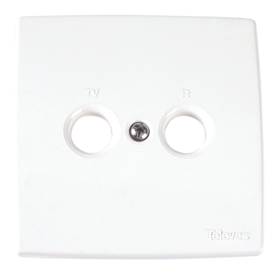 Täcklock för standarduttag, vit, Tv/radio