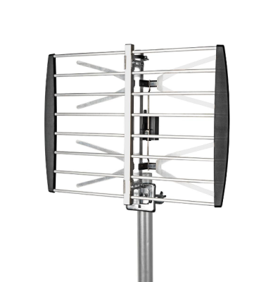 Utomhusantenn, UHF, Mottagningsområde: =50 km, LTE700, Förstärkning: 8 dB, 75 Ohm, Antenn längd: 407 mm