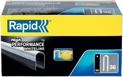 Häftklammer Rapid typ 36, U-form, vit, 7.7/14mm klämmor 1000-pack