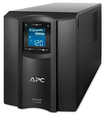 APC Smart-UPS C 1500VA LCD - UPS - AC 230 V - 900 Watt - 1500 VA - USB - utgångskontakter: 8 - svart - med APC SmartConnect#12