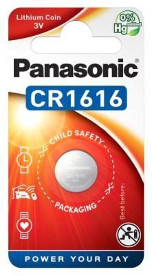 Panasonic Batteri CR1616 Knappcells