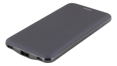 DELTACO powerbank, 10 000 mAh, 2,4 A, 37 Wh, USB-C, marinblå#1
