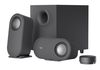 Logitech Z407, 2.1 stereo, 20W + 2x10W RMS, Bluetooth - Svart