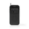 FM-radio, Portabel design, AM/FM, Batteridriven, Analog, 3,5mm Hörlursuttag, Svart#1