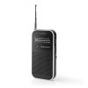 FM-radio, Portabel design, AM/FM, Batteridriven, Analog, 3,5mm Hörlursuttag, Svart#3