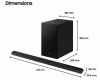 Samsung HW-S710D S-Series Soundbar 3.1 m, subwoofer#3