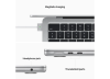 Apple MacBook Air 13.6 tum, Apple M3 8-core CPU 8-core GPU, 16 GB, 256 GB SSD - Silver#7