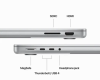 Apple MacBook Pro 14 tum, M3 8-Core CPU 10-Core GPU, 8 GB minne, 1 TB SSD - Silver#4