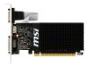 MSI GeForce GT710 1 GB DDR3, VGA/DVI/HDMI, Low Profile, fläktlöst, inkl. Low Profile-plåt#1