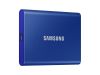 1 TB Samsung Portable SSD T7, USB-C 3.2, inkl. adapter för Typ A - Blå#1