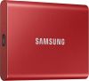 2 TB Samsung Portable SSD T7, USB-C 3.2, inkl. adapter för Typ A - Röd#1