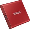 1 TB Samsung Portable SSD T7, USB-C 3.2, inkl. adapter för Typ A - Röd#1