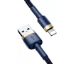 Baseus Kevlar USB-A till lightning 1.5A, 2m - Navy/Guld#1