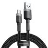 Baseus Cafule USB-A till USB-C, QuickCharge 3A, 1m - Svart#1
