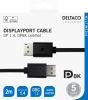 Deltaco DisplayPort cable, 8K, DP 1.4, 2m, black#3
