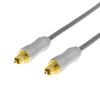 Deltaco High End Toslink Cable optical cable digital audio 3m - Svart#1