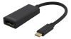 USB-C till DP Adapter USB-C 3.1 > DP Hona - Svart#1