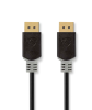 DisplayPort DP-DP 1m, 8K@60Hz, Guldplaterad#1
