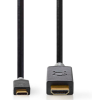 USB-C 3.2 Gen Hane till HDMI, 4K@60Hz, 1m Guldplaterad#2