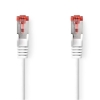 Nätverkskabel 2m, Cat6, RJ45, S/FTP, Rund - Vit#1