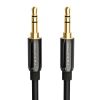 3m Ljudkabel 3,5 mm AUX Kabel Stereo Ljudkabel Rak - Svart#2