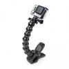 Böjbart svanhalsstativ med klämma och snabbfäste till GoPro#1