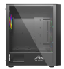 DUTZO C731 Mesh TG ARGB - Chassi - Miditower - Svart#2