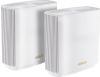 Trådlös router Asus ZenWifi XT8, Tri-band AX6600 med 3-port Gigabit switch, 2-pack - Vit