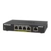 5-Port Gigabit PoE unmanaged Switch with 4 PoE Ports desktop metal housing fanless PoE Budget 55 5W#1