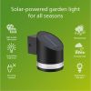 Fyve Vägglampa Vinklad Solcell Ultra Efficient LED 200lm Svart#2