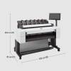HP DesignJet T2600dr Postscript, 2400x1200 dpi, A0/36" MFP, 6 färger, 600x600 dpi 36" scanner, 2 rullar, USB/LAN#11