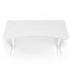Arozzi Arena Gaming Desk Large Pure White, höjdjusterbart, heltäckande musmatta - Helvit#2