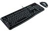 Logitech Desktop MK120 tangentbord + optisk mus, USB, nordiskt - Svart