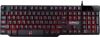 QPAD MK-5 Pro Gaming Virtual Mechanical Keyboard, röd LED, nordiskt - Svart#1