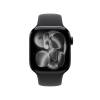Apple Watch Series 11 GPS + Cellular 42mm Gagatsvart Aluminiumboett med Svart Sportband - M/L#2