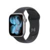 Apple Watch Series 11 GPS + Cellular 42mm Rymdgrå Aluminiumboett med Svart Sportband - M/L