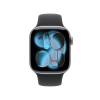 Apple Watch Series 11 GPS + Cellular 42mm Rymdgrå Aluminiumboett med Svart Sportband - M/L#2