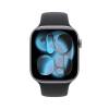 Apple Watch Series 11 GPS + Cellular 46mm Rymdgrå Aluminiumboett med Svart Sportband - M/L#2