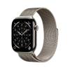 Apple Watch Series 11 GPS + Cellular 46mm Naturlig Titanboett med Naturlig Milanesisk loop - M/L
