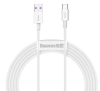 Baseus Laddare USB-A till USB-C, Fast Charge 20W, 2m - Vit#1