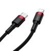 Baseus Laddare USB-C till Lightning, 18W, 1m - Röd/Svart#2